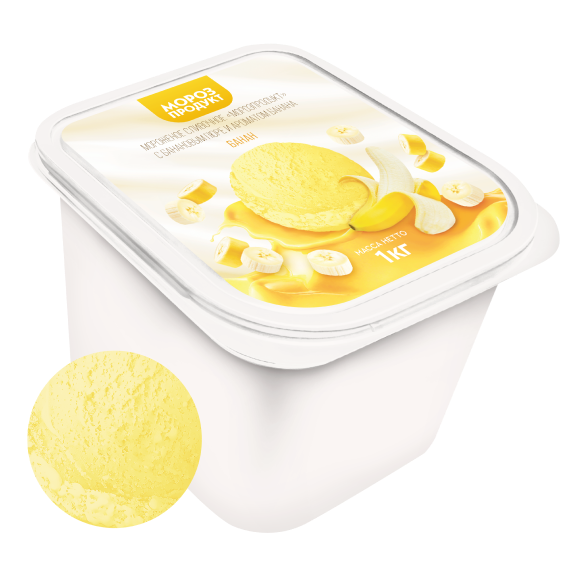 «MOROZPRODUCT» banana cream in ditches
